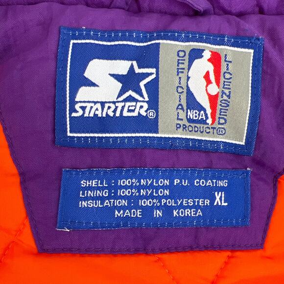 90s Pheonix Suns NBA Starter puffer jacket 1990s vintage - Picture 10 of 14
